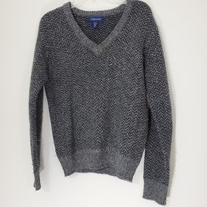 Calvin Klein Men's V-Neck Sweater - Gray
